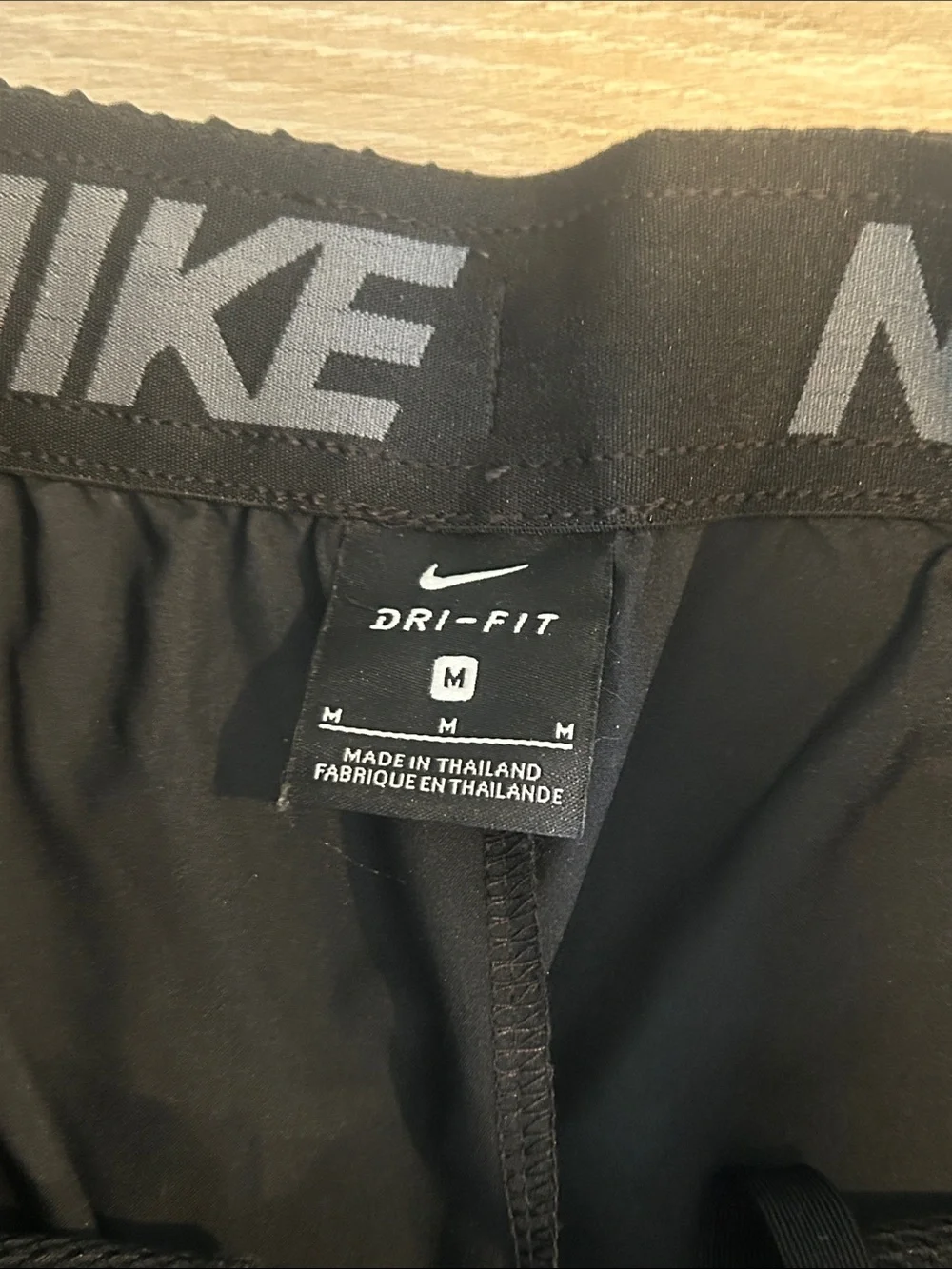 NWOT Nike Men’s Black Athletic Shorts with Reflective Swoosh Size Medium